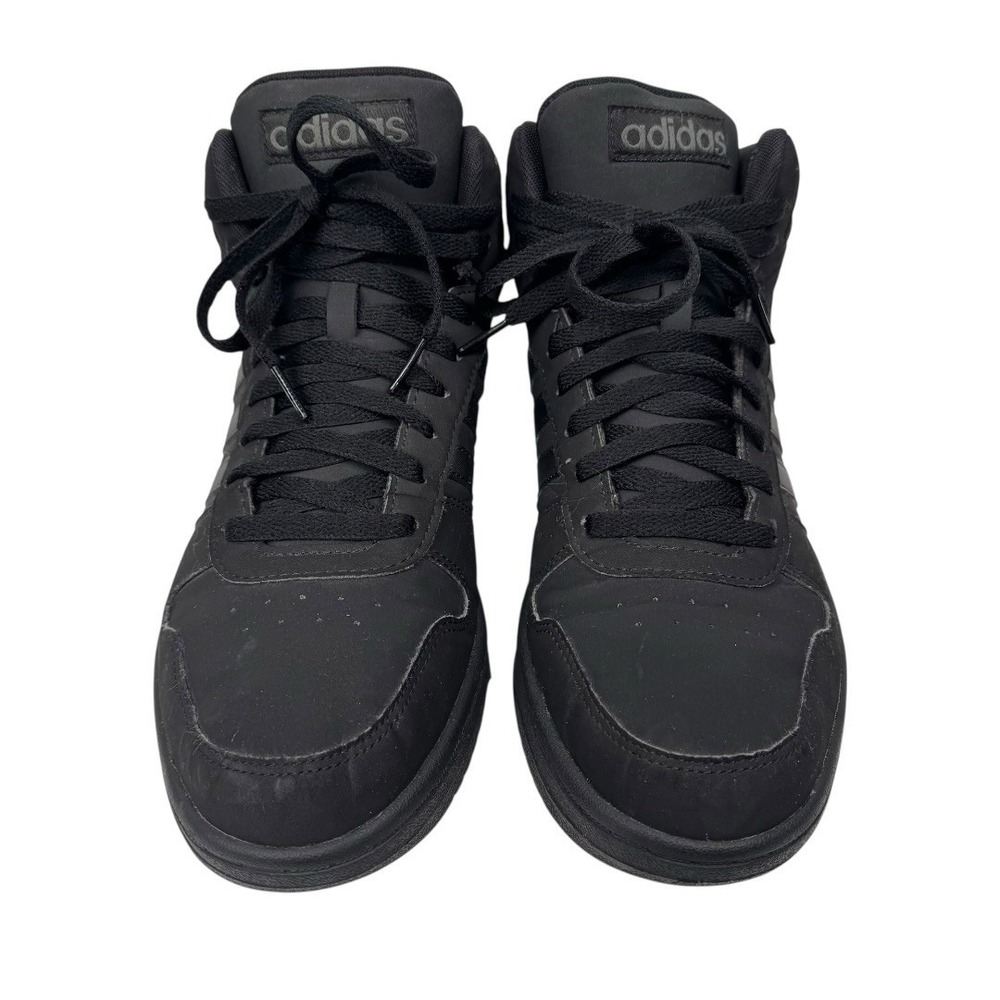 Adidas Mens Hoops 2.0 Mid FV7229‎ Black Shoes Sneakers Size 11